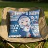 Cute GGawr Gura Cushion Cover Soft Reversible Durable Pillow Cover MultiScene Use for Home Car Daily Comfort