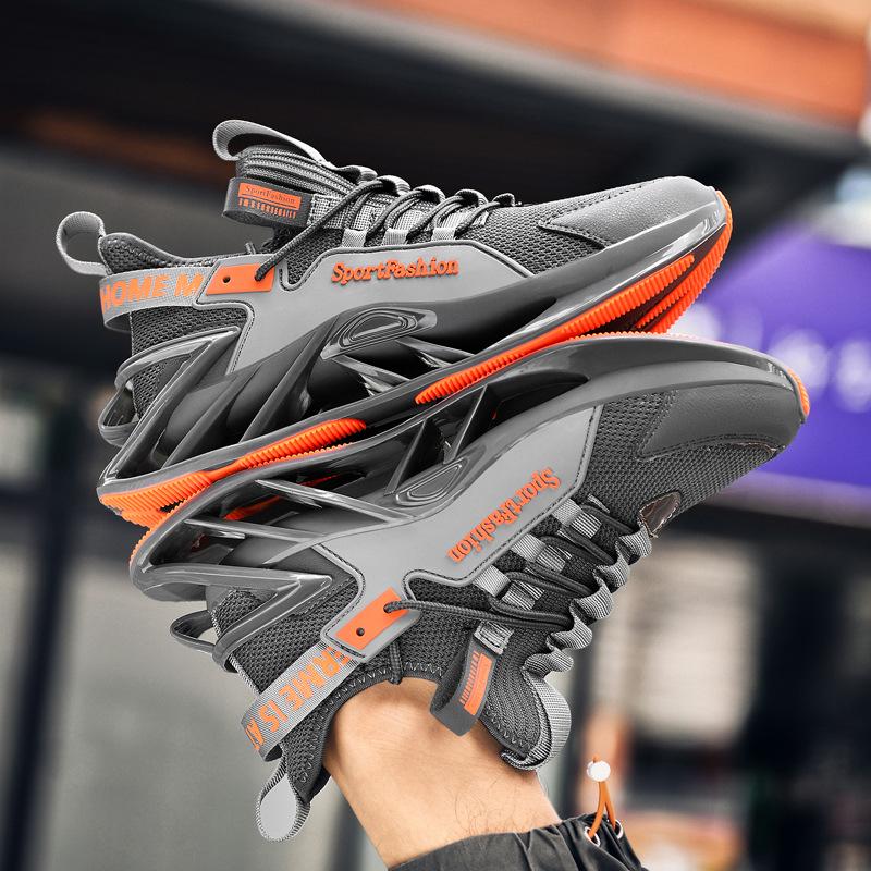 Men's Shock-Absorbing Blade Sneakers - Breathable Running Shoes for Spring & Autumn
