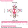 Swimbobo Toddler Pool Float with Seat Boat Inflatable Ride-on Airplane Baby Floatie for Kids Outdoor Toys