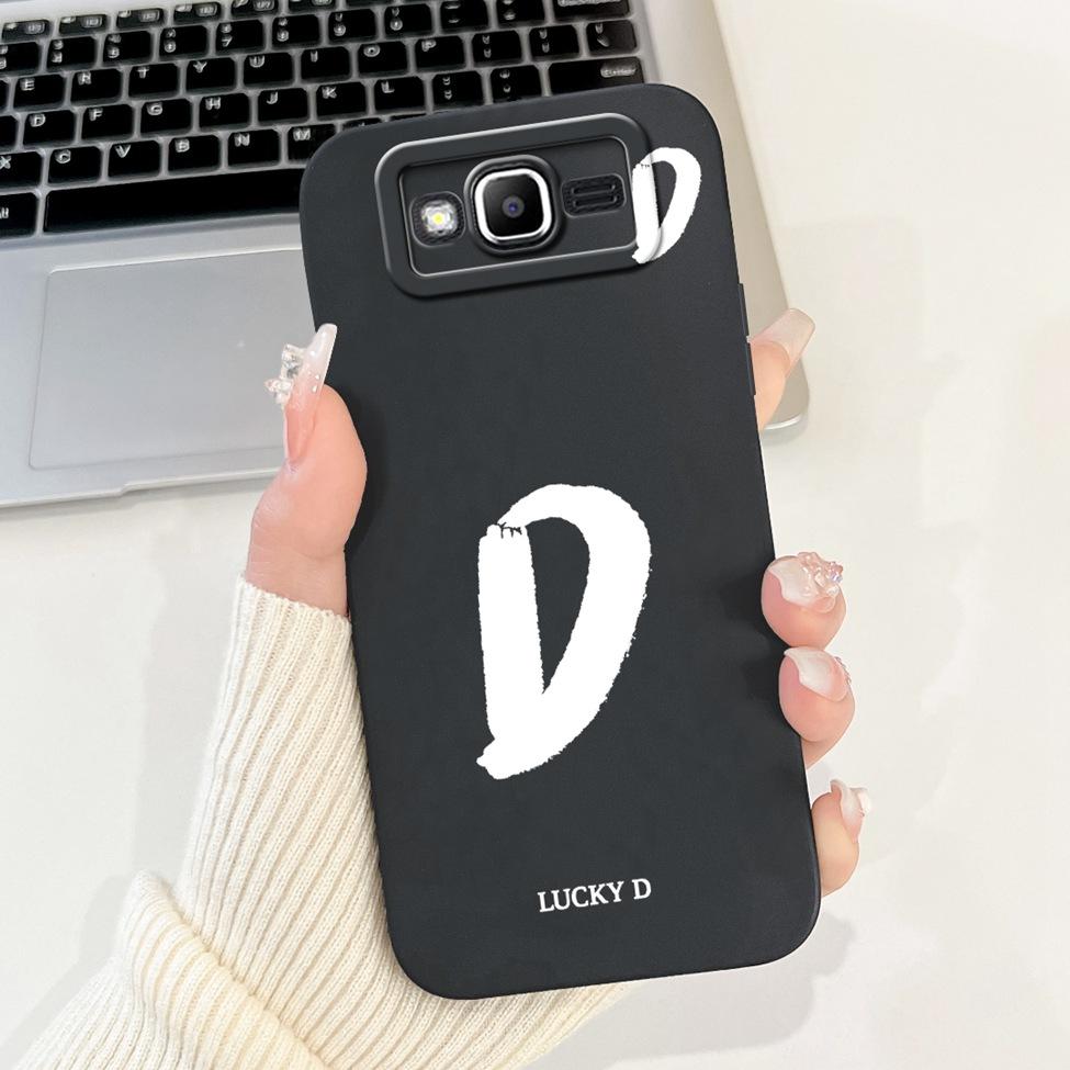 For Samsung J2Prime G532F G532G Cover For Samsung Galaxy J2 Prime Case Simple Fashion Letters A-Z Pattern Design Silicone Bumper