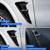 -Для BMW X3 G01 X4 G02 X5 G05 Автомобильная боковая наклейка на крыло Углеродное волокно Вентиляционное отверстие Декоративная накладка на воздухозаборник Внешний аксессуар