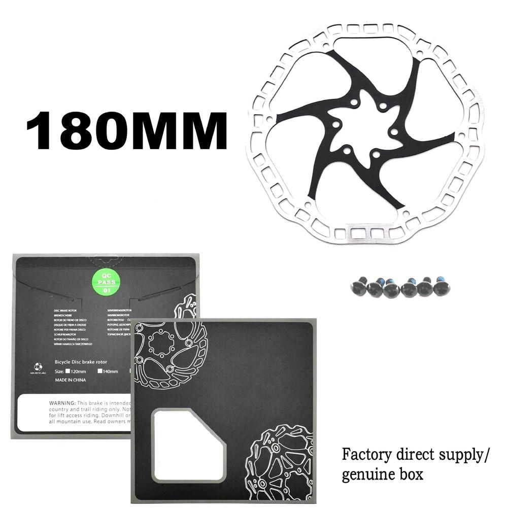 140/160/180 мм сверхлегкий велосипедный гидравлический дисковый тормоз роторы горный велосипед шоссейный гоночный велосипед ротор тормозного диска с 6 болтами