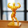 3D-печатная фигурка Мускулистого Мужчины Забавная Золотая Фигурка Мужчины-Бодибилдера Коллекционная Мускулистая Мужская Настольная Скульптура для Мужчин, Занимающихся Фитнесом