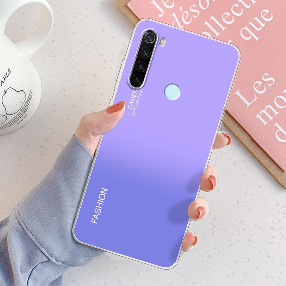 Чехол для Redmi Note 8 Pro Задняя крышка для Note 8T Девочки Новая мода Прозрачный чехол для телефона Мягкий силиконовый чехол для Xiaomi Redmi Note 8 Coque
