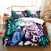 3D Printed Uruha Rushia Hololive Butterfly Girl Bedding Set Boys Girls Twin Queen Size Duvet Cover Pillowcase Bed Boys Adult