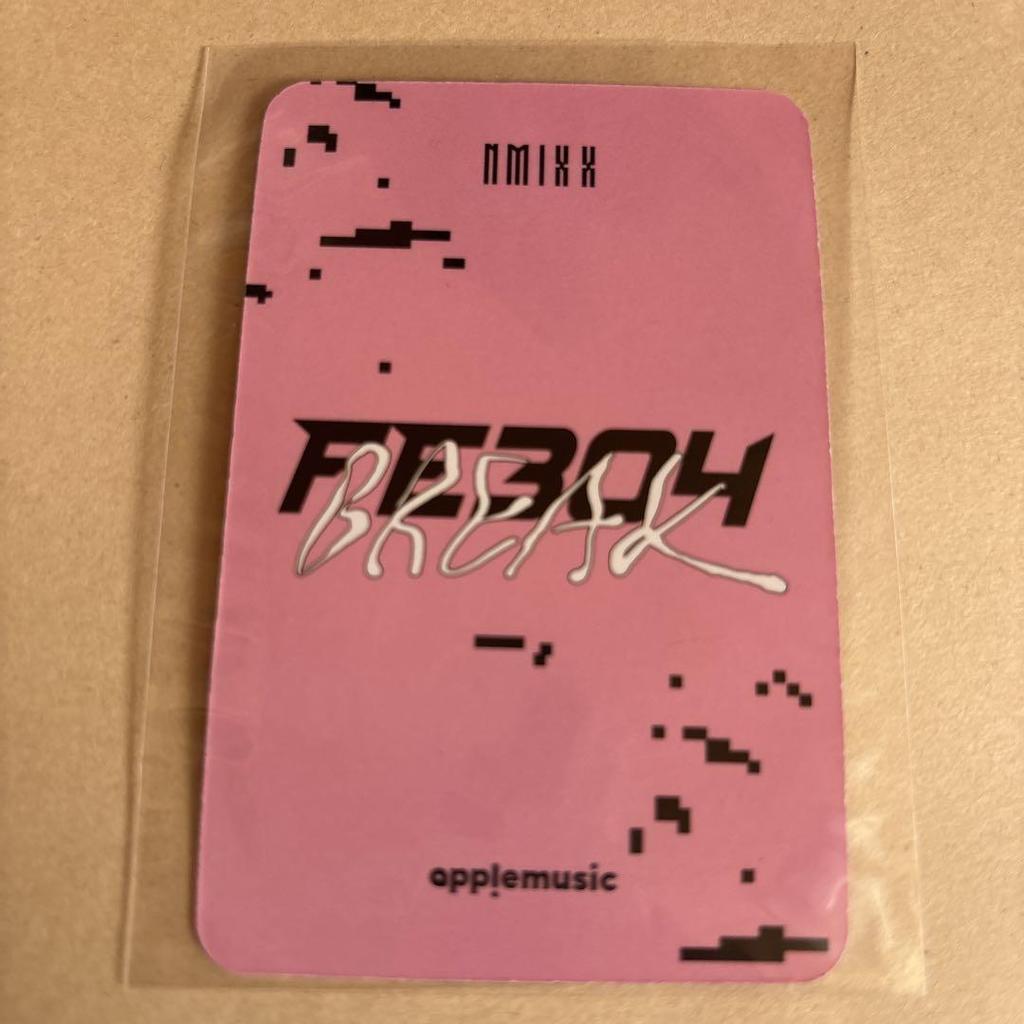 [USED] NMIXX fe3o4:BREAK Jiwoo Apple Music Bonus Trading Card