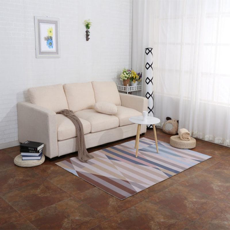 Geometric Carpet for Living Room Nordic Simple Bedroom Floor Mat Anti Slip Bedside Rugs Large Tatami Pray Mats Home Decoration