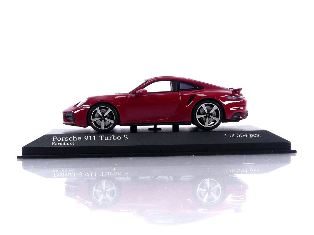 Minichamps Porsche 911 Turbo S 2020 Красный 1/43 (992)