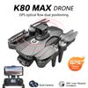 New K80 Pro Max Drone 5G WiFi FPV Brushless Motor 360° Laser Obstacle Avoidance GPS Backhaul 8K HD Dual Camera Remote Control Quadcopter Drone Toy
