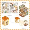 Мультяшный магазин Миниатюрная сцена 3D DIY Наклейки для ландшафта Домик Визуальная stacking Наклеивание Наклейки Рождественский подарок для детей Ребенок
