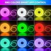 RGB LED неоновые огни 5 В USB неоновые светодиодные ленты музыкальная синхронизация 16 цветов диммируемая водонепроницаемая гибкая лампа DIY рождественский домашний декор