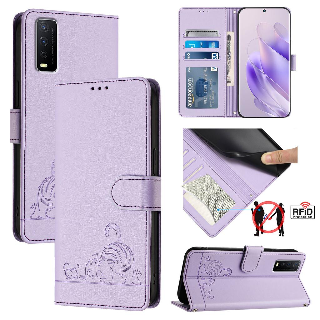 Роскошный Магнитный Кожаный Флип-Кошелек Чехол Для VIVO Y20g Y20a Y20s Y19 Y18 Y17 Y12 Y11 Y03 Y02 Ударопрочный Чехол-Подставка