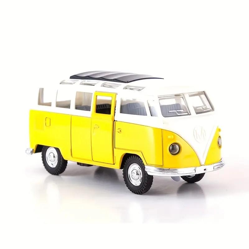 1/32 Alloy Bus Car Model: A Fun and Educational Toy for Boys! Christmas, Halloween, Thanksgiving Day Gift