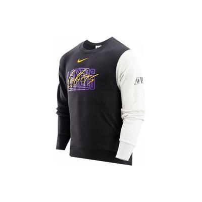 Nike Спортивная толстовка с логотипом Los Angeles Lakers, мужские топы, черные DR9334-010