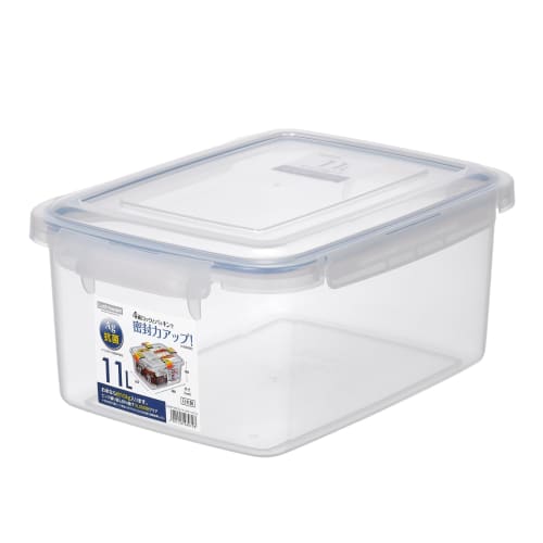 Iwasaki Industrial Lastroware SL Jumbo Case, Large Capacity, 11 Liters, Airtight, Antibacterial, Made In Japan, Plastic Rice Storage Container, 10kg C
