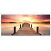 Canvas print, Sunset over a pier
