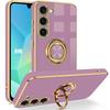 Case for Samsung Galaxy A16 5G/4G with 360° Rotating Ring Purple