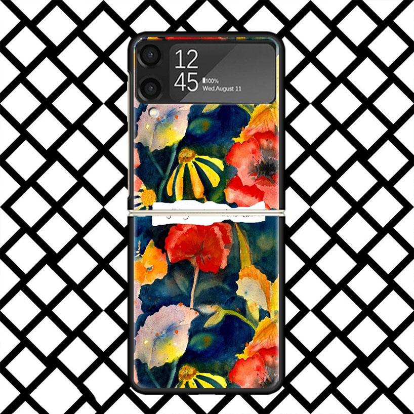 Adrianne Lenker Songs Album Art Phone Case For Samsung Z Flip 7 6 5 4 3 Galaxy ZFLIP7 ZFlip6 5G Flip5 Flip4 Flip3 5g Black Hard