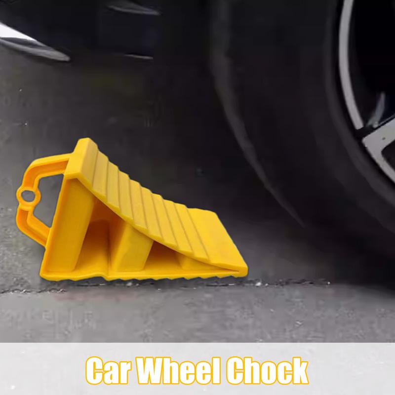 Car Trailer Wheel Chock Wear-Resistant Vehicle Truck Tire Stop Block Anti-slip Parking Wedges Car Stopper Wheel Alignment Block