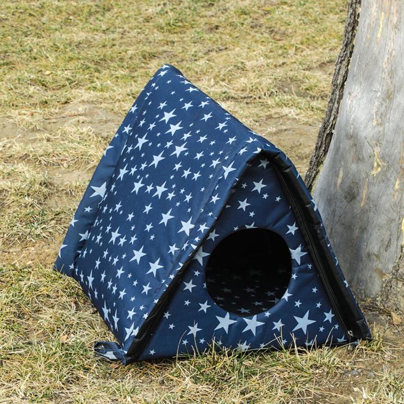 Домик для домашних животных, складная водонепроницаемая комната для кошек и собак, кровать для отдыха, приют для животных