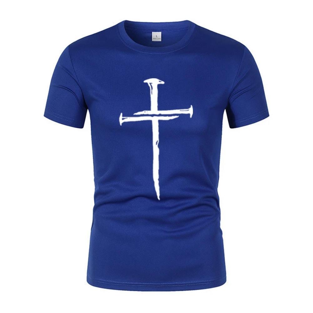 Мужская летняя новая ретро-футболка с короткими рукавами для кросса, повседневная спортивная одежда для фитнеса и бега, быстросохнущая уличная футболка Network Eye