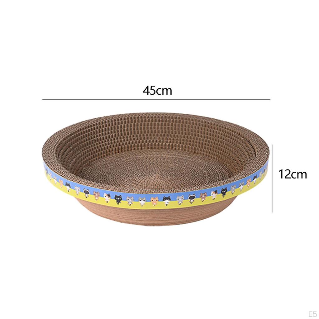 Картонная кошачья когтеточка, миска для шлифовки когтей, лежак для котят