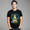 Cute Unisex Tshirts Funny Yoga T Shirt Graphic Tops Tees Pure Cotton Short Sleeve Printed Teeshirts Crew Neck