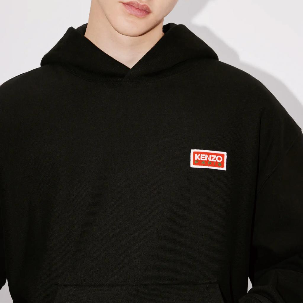 KENZO Logo Printed Long Sleeved Hoodie FD65SW0704ME99J