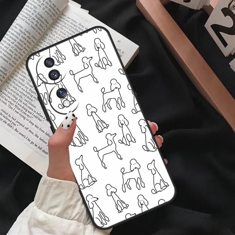 Мультяшная собака пудель Для Honor Magic 8 6 7 Pro Чехол Для Honor X9d X9c X9b X9a X8c X8b 200 400 50 70 90 Lite Win RT