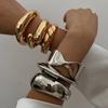Jewelry Design Sense Irregular Personality Bracelet Light Luxury Exaggerated Geometric Gold Bracelet