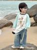 2025 Spring/Autumn Korean Style Boys' Loose Jeans