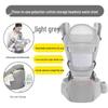 Foldable Dual-Use Baby Carrier Waist Stool with Double Shoulder Support