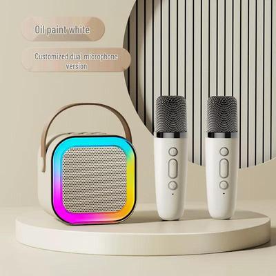 Беспроводной Bluetooth-микрофон и динамик K12 для домашнего караоке - Идеально для детей и семейного KTV