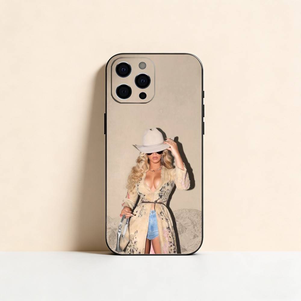 Бейонсе (1) Чехол для телефона iPhone 17, 16, 15, 14, 13, 12, 11 Plus, Pro Max, XS, Мягкий силиконовый черный чехол