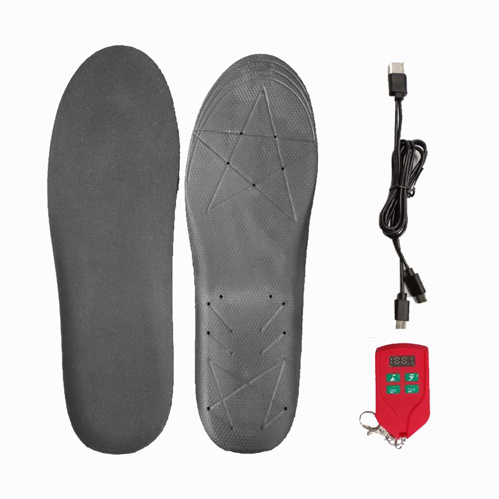 Водонепроницаемые стельки с подогревом, аккумуляторная батарея емкостью 2000 мАч со светодиодным дистанционным управлением, термогрелка для ног для мужчин и женщин, зимние виды спорта на открытом воздухе