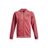 Under Armour Solid Color Logo Print Zip-Up Hooded Jacket Men Jackets Pink 1376051-600