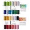 Enduring 40s/2 Polyester Thread Pack 12 Bright Tone Smooth Sewing Machine Friendly Fade Resistant
