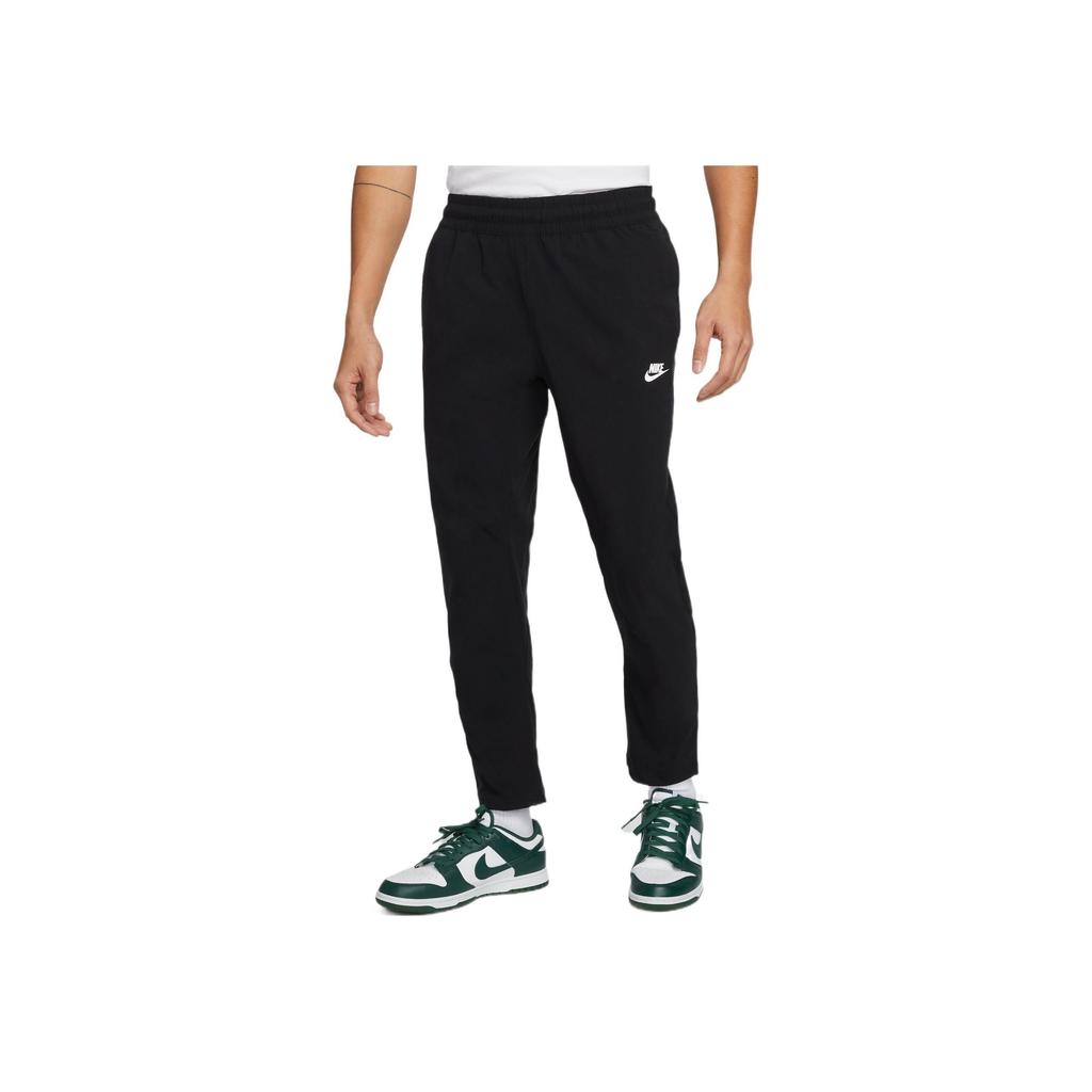 Nike Woven Solid Casual Jogging Pants With Drawstring Men Bottoms Black DN4447-010