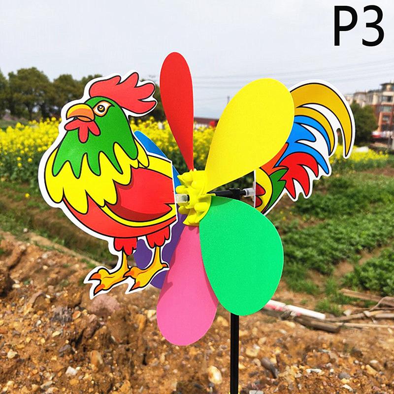 Животное Пчела Шесть Цветов Трехмерная Ветряная Мельница Мультфильм Детские Игрушки Украшения Домашнего Сада Ветряная Вертушка Декор Двора