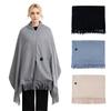 Wearable Shawl Blanket Warm Clothing Heating Lap Blanket Office Warm Shawl  for Winter