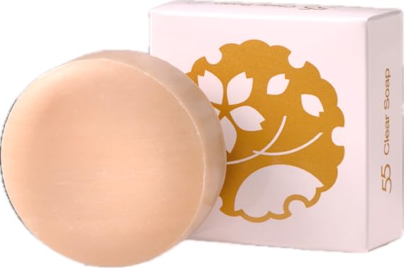 Facial Cleansing Soap Jewel for About 2 55 Clear Soap Soap That Brings Out Transparency Clay Naturally Derived Bar Soap Exfoliation Care Pore Care Age