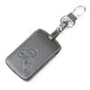 Jingyuqin Remote 4 B Leather Key Case Cover For Renault Koleos Laguna 2 3 Megane 1 2 3 Sandero Scenic Captur Clio Duster Fluence