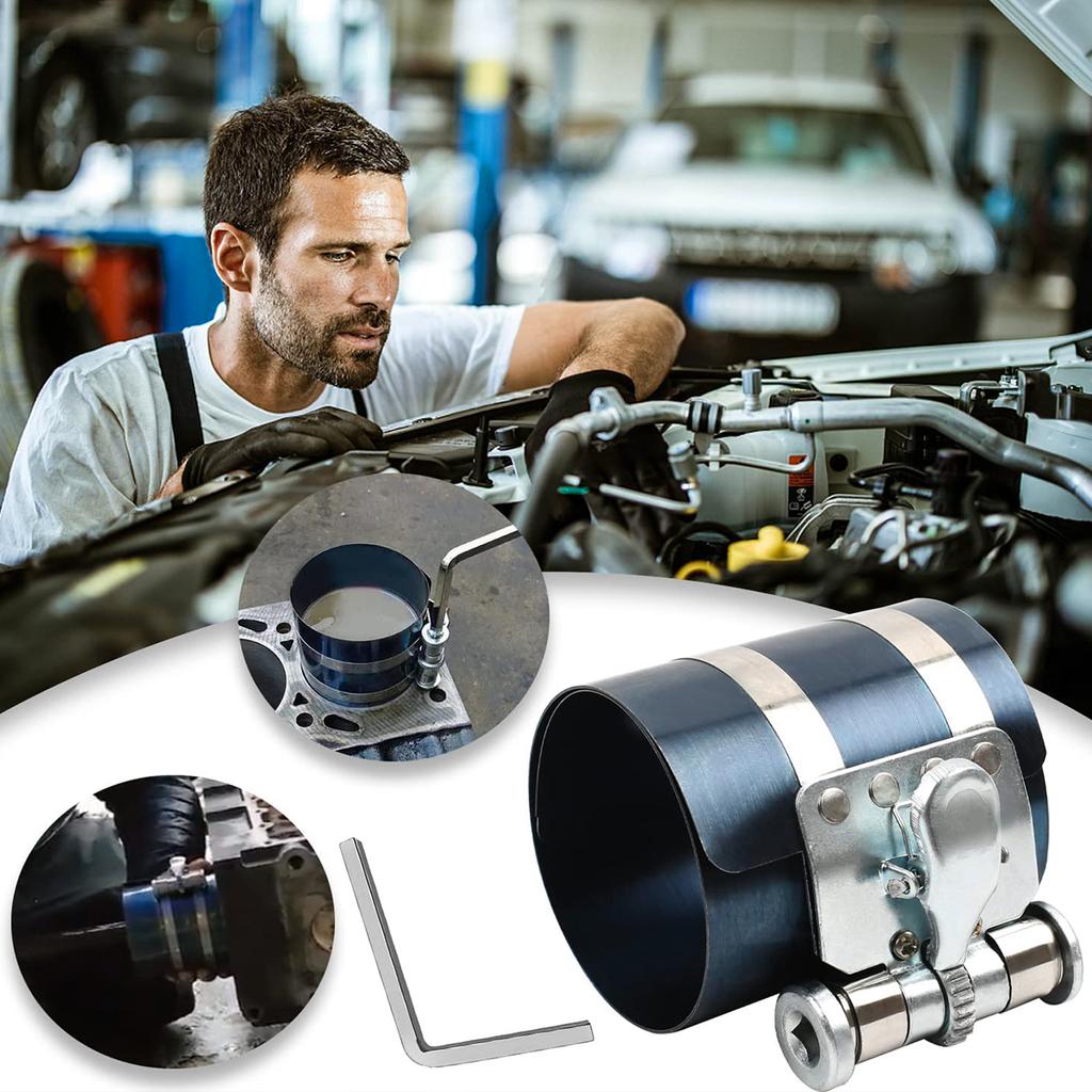 Инструмент для установки поршневых колец, плоскогубцы для поршневых колец 53–175 мм, инструмент для сжатия поршневых колец, инструмент для технического обслуживания двигателя автомобиля, расширитель зажимов