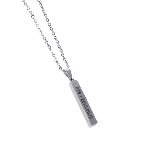 Ожерелье с подвеской в виде кубоида, эстетичное, яркое, блестящее, геометрическое, для женщин и мужчин, звездное, членское, цепочное ожерелье для группы