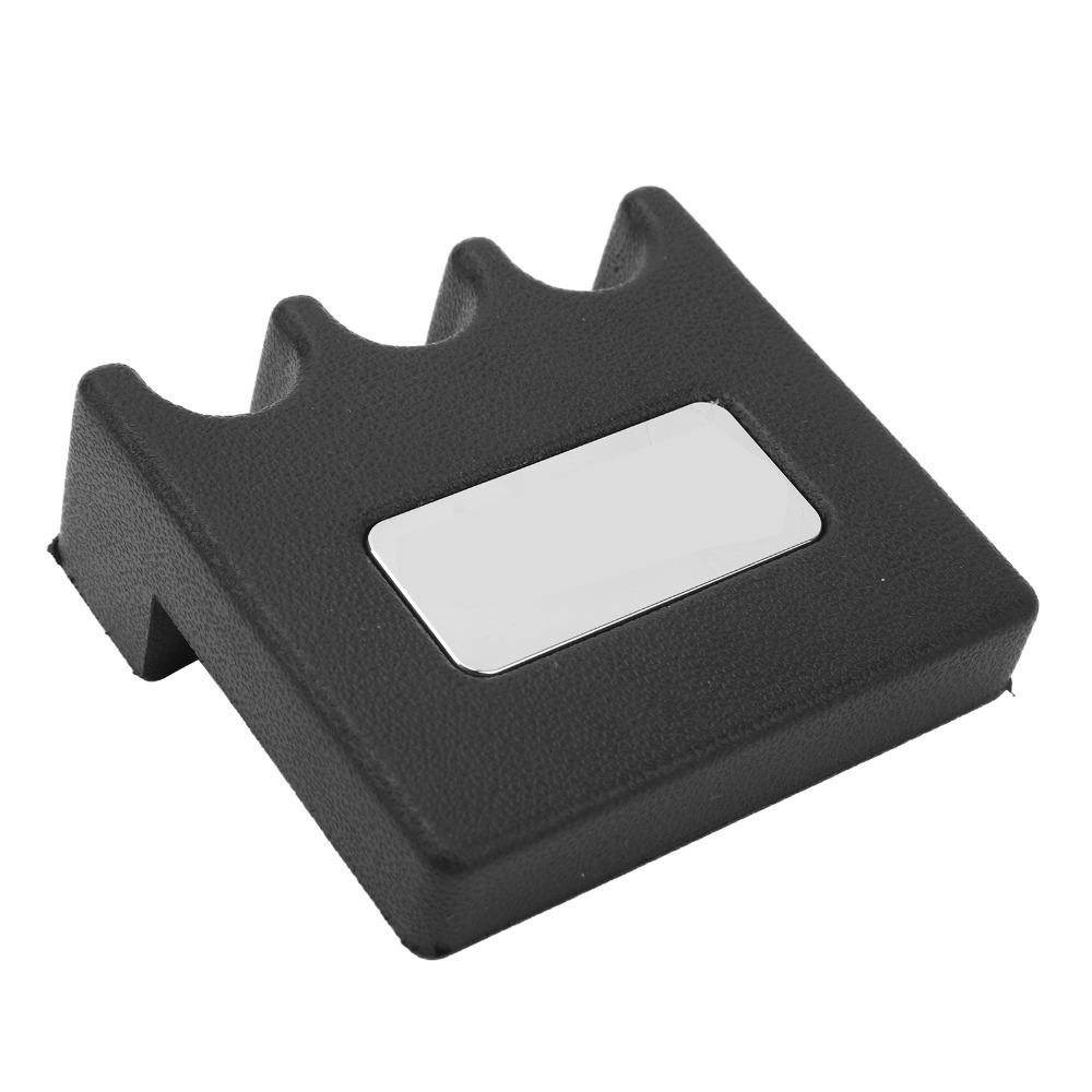 Three Slot Cutouts Pool Cue Holder Compact Block Shape Billiard Accessory Cue Rest Billiard Club
