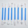 8Pcs Plastic Cake Sculpture Pen Fondant Sculpting Tool Cake Scraper  Enduring X3UC
