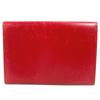 HERMES H logo vintage Pochette Rio Pochette Rio Clutch bag bag pouch Leather Red
