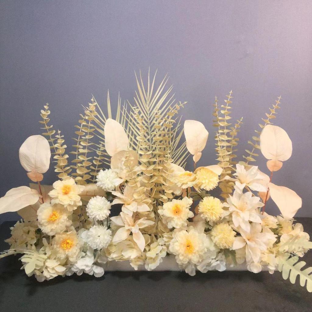 Большой набор для украшения свадебной дорожки и Т-сцены из шелковых цветов