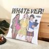 Classic Movie Clueless Cushion Cover Silky Short Plush Home Sofa Cushion Cover - Invisible Zipper Home Decoration