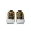 Nike Женские Air Force 1 SP 'Liquid Metal - Gold' (женские размеры) Металлический золотой / Белый / Клубный золотой скейт-обувь CQ6566 700